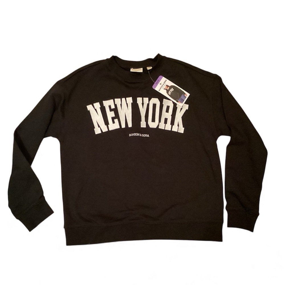 Scotch & Soda, New York Crewneck Sweatshirt, Xsmall, 100% cotton - Picture 2 of 9